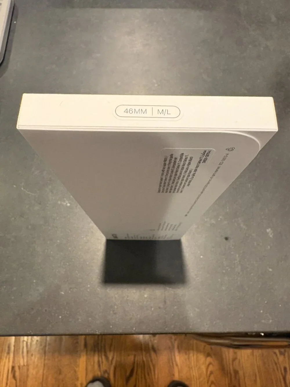 NEW Sealed Genuine Apple Watch Sport Band 46mm Black Sports Band